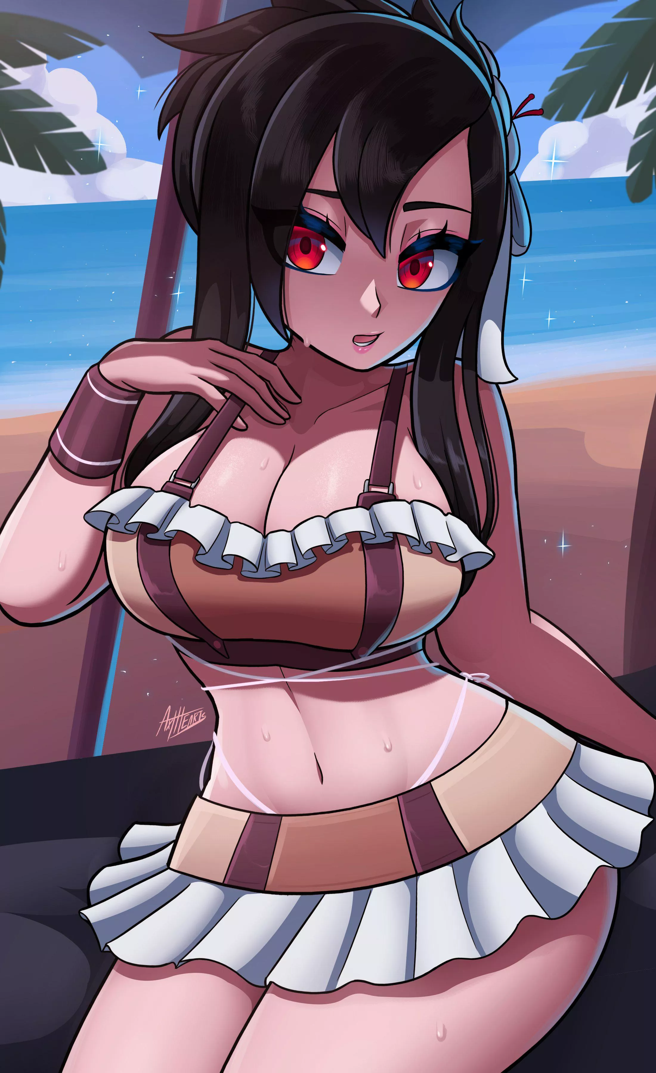 Tifa in a swimsuit