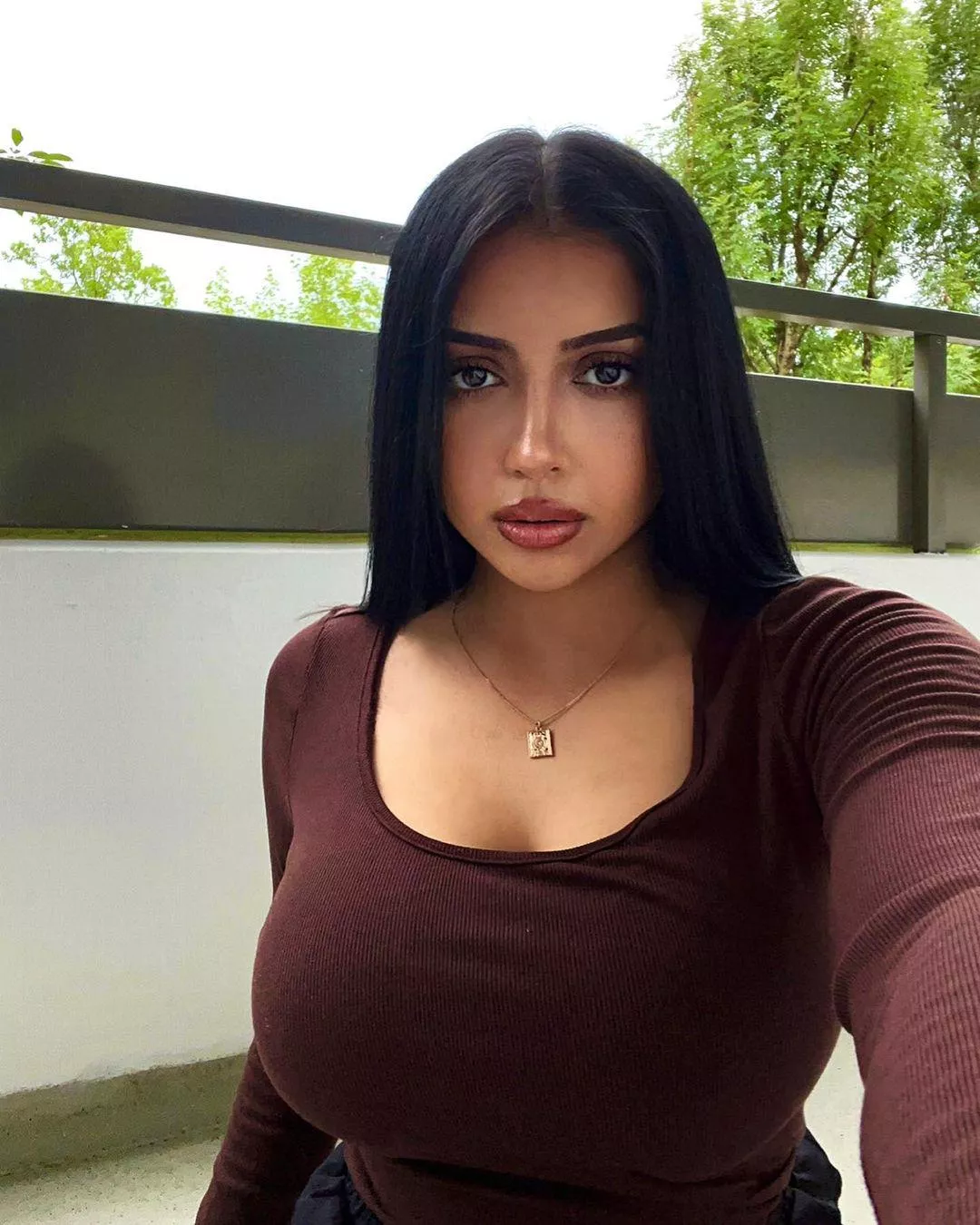 Where did your eyes go first at her?