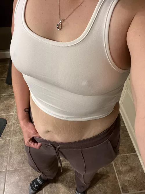 Would you mind if I walked around the house like this?