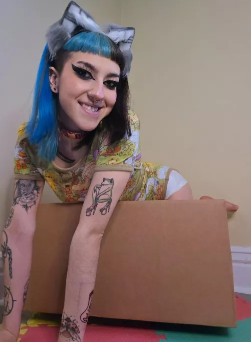 Your new leaky goth pet has been delivered! 