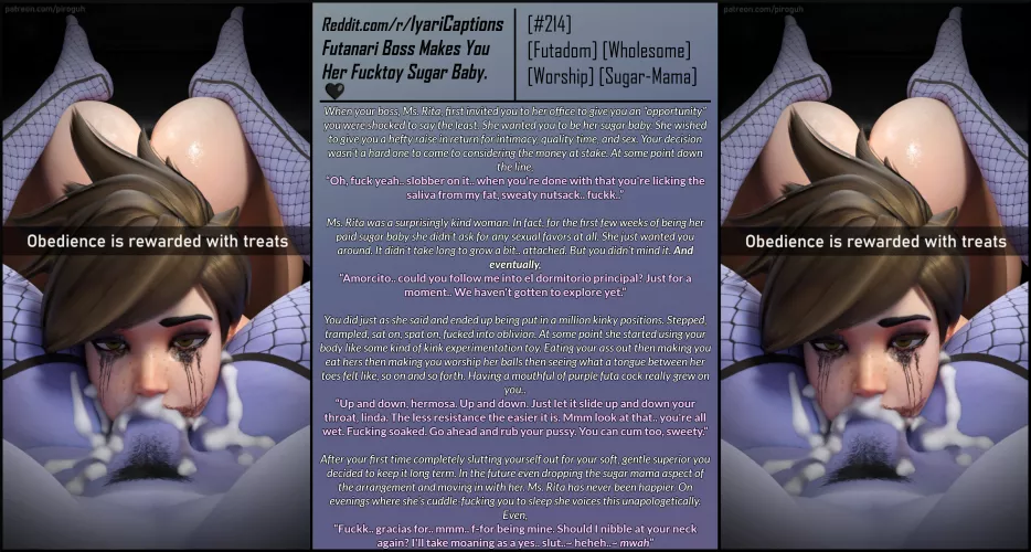 Futanari Boss Makes You Her Fucktoy Sugar Baby. [Futadom] [Wholesome] [Worship] [Sugar-Mama] [Long-Term]  [Art: piroguh] [IyariCaptions]