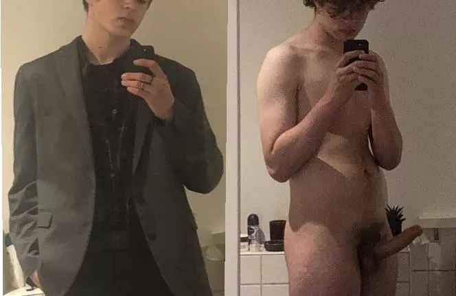 I dress up nice, but I undress even nicer.