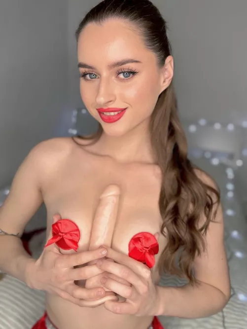 I smile because I know this dildo will end up inside me