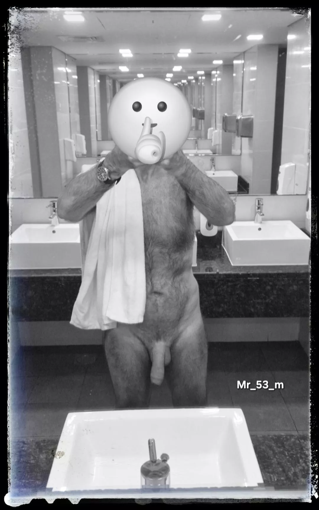 Just going to showers 