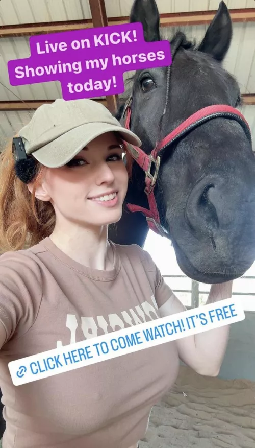 LIVE on KICK! Showing my horses today! - KICK.COM/AMOURANTH 
