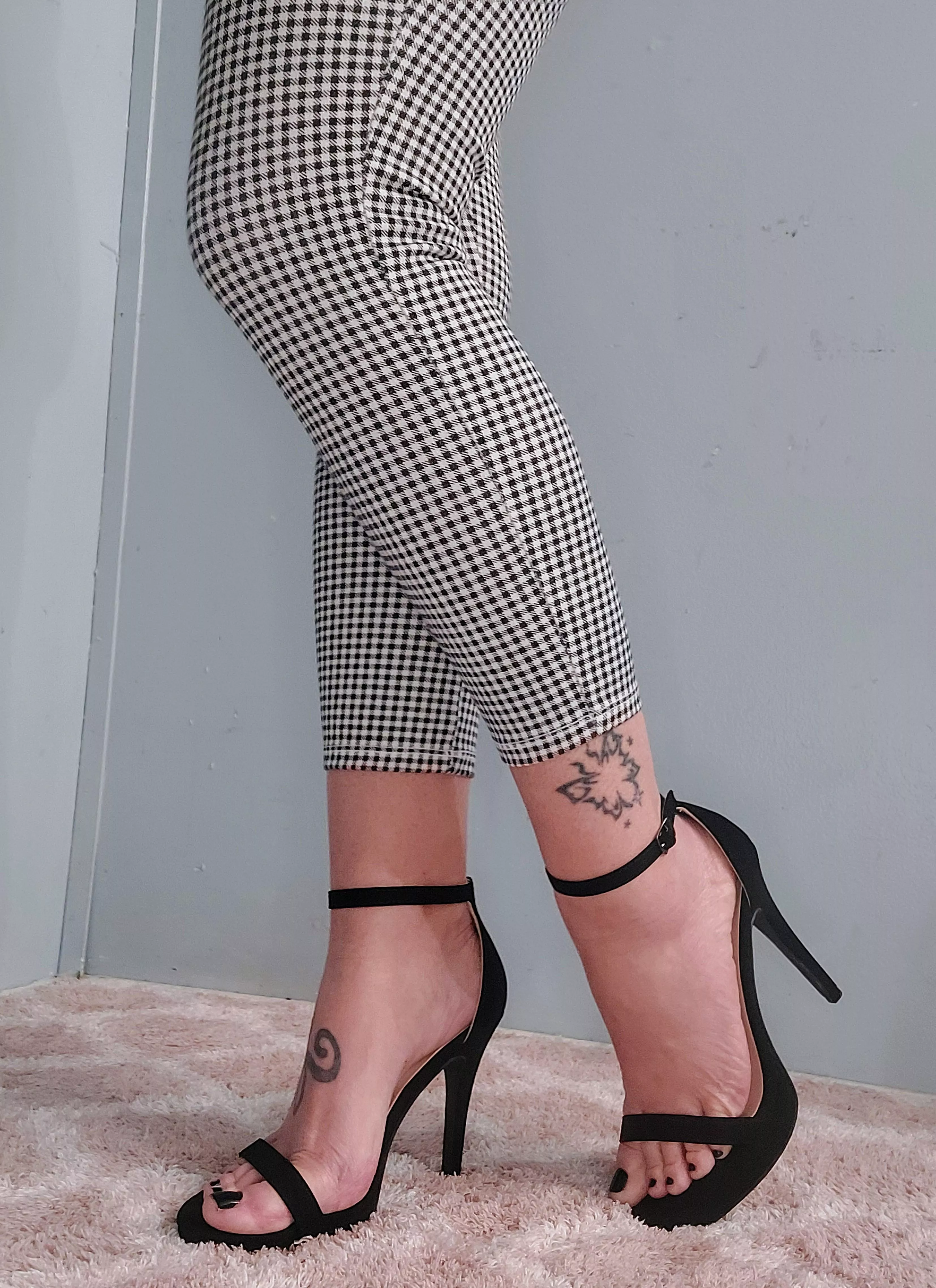 On rainy days every girl needs a little time with her heels. 