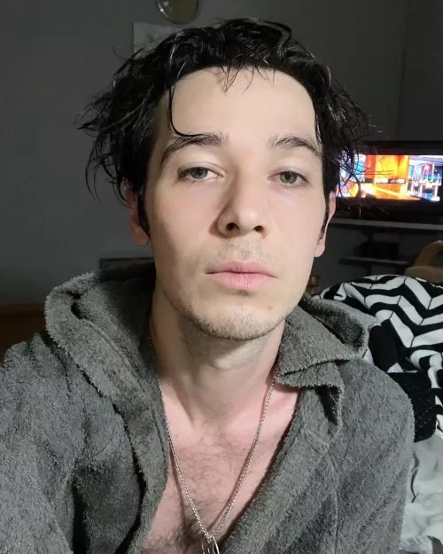 Straight out of the shower 🧖🏻