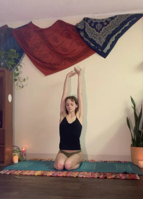 yoga today 🧘‍♀️ 