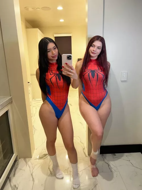 You know that meme with the two Spiderman...