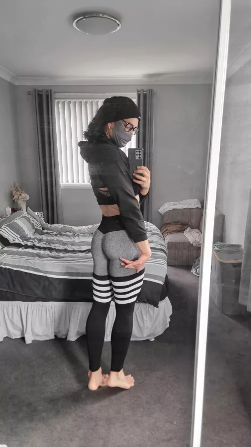 Feeling cute after gym today 😋