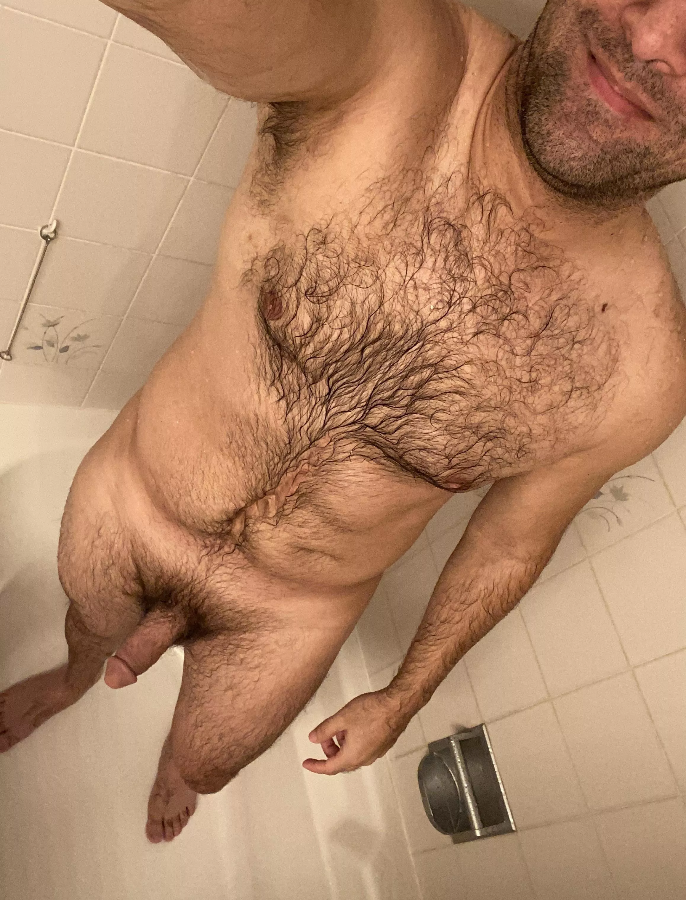 Got all sweaty from my run