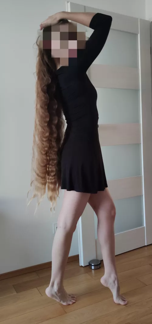 Open your mouth and I'll put my foot in it. Hair