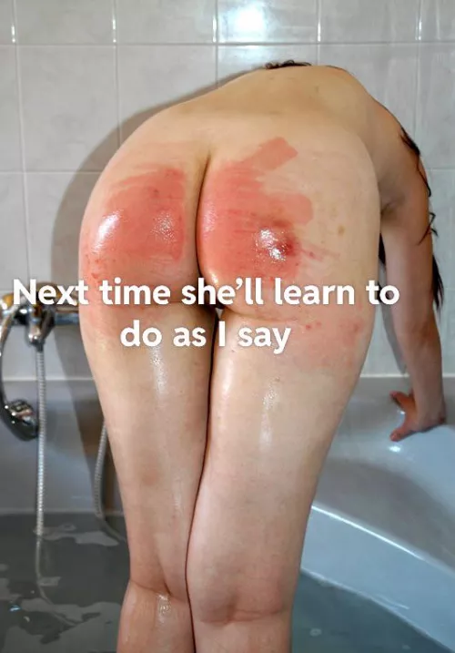 Punished for disobeying