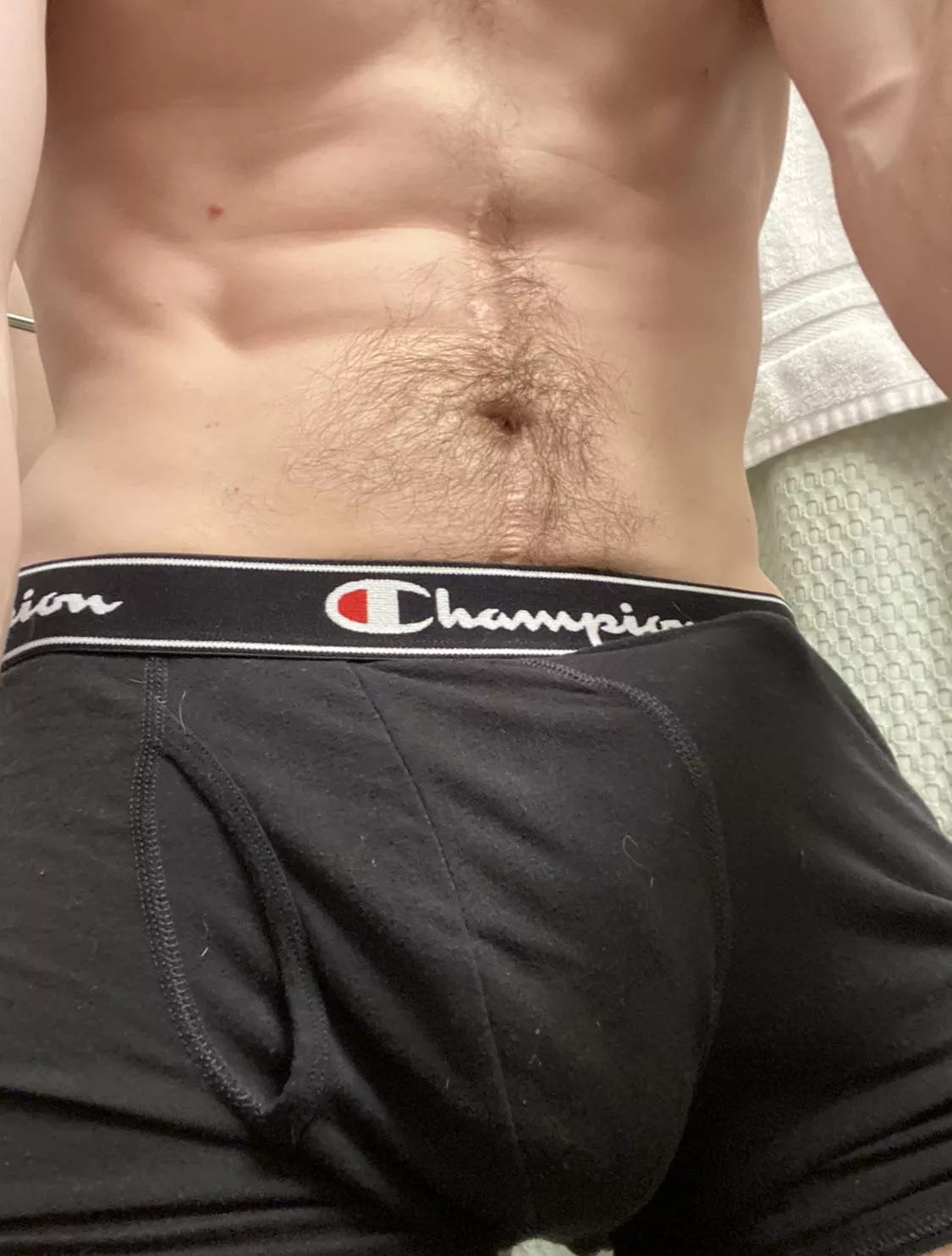 You can lick the abs as a bonus ;)