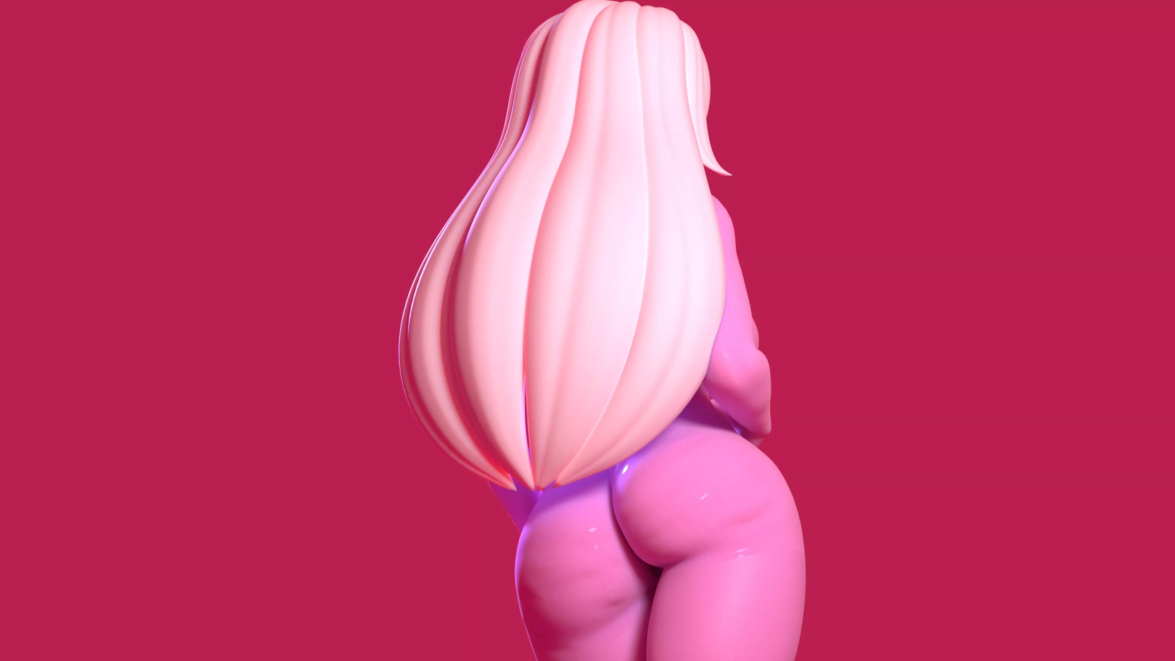 Amethyst Nude backview [Steven Universe] (AmateurAllArounder)