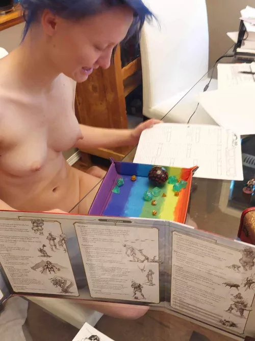 Cold snowy day = Naked DnD