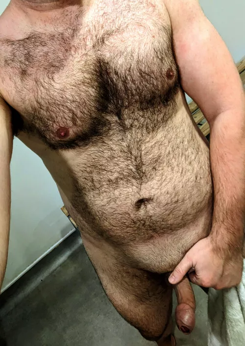 I need you to run your fingers through my fur and grab my cock right now