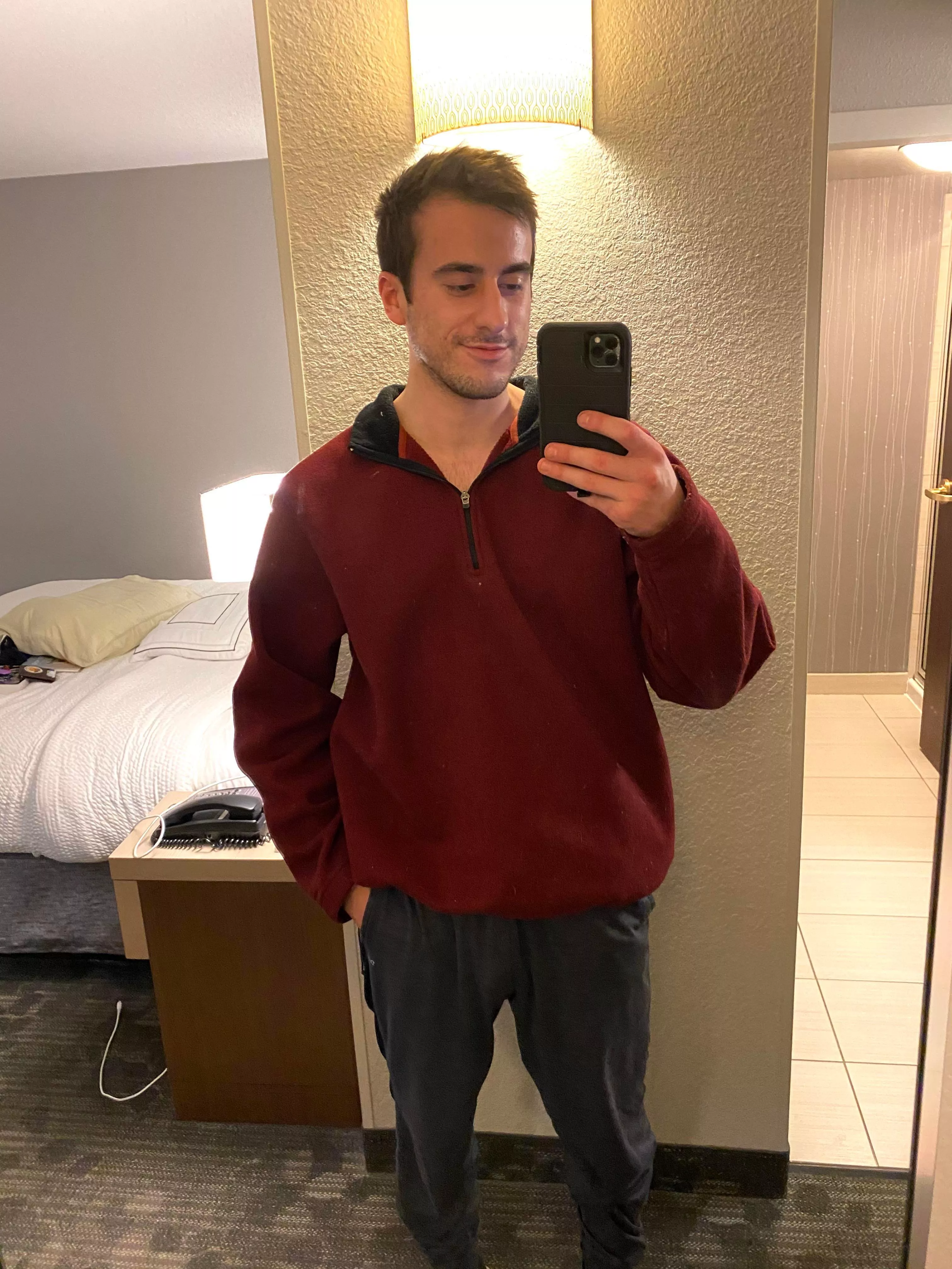 Just checked into my hotel room for work