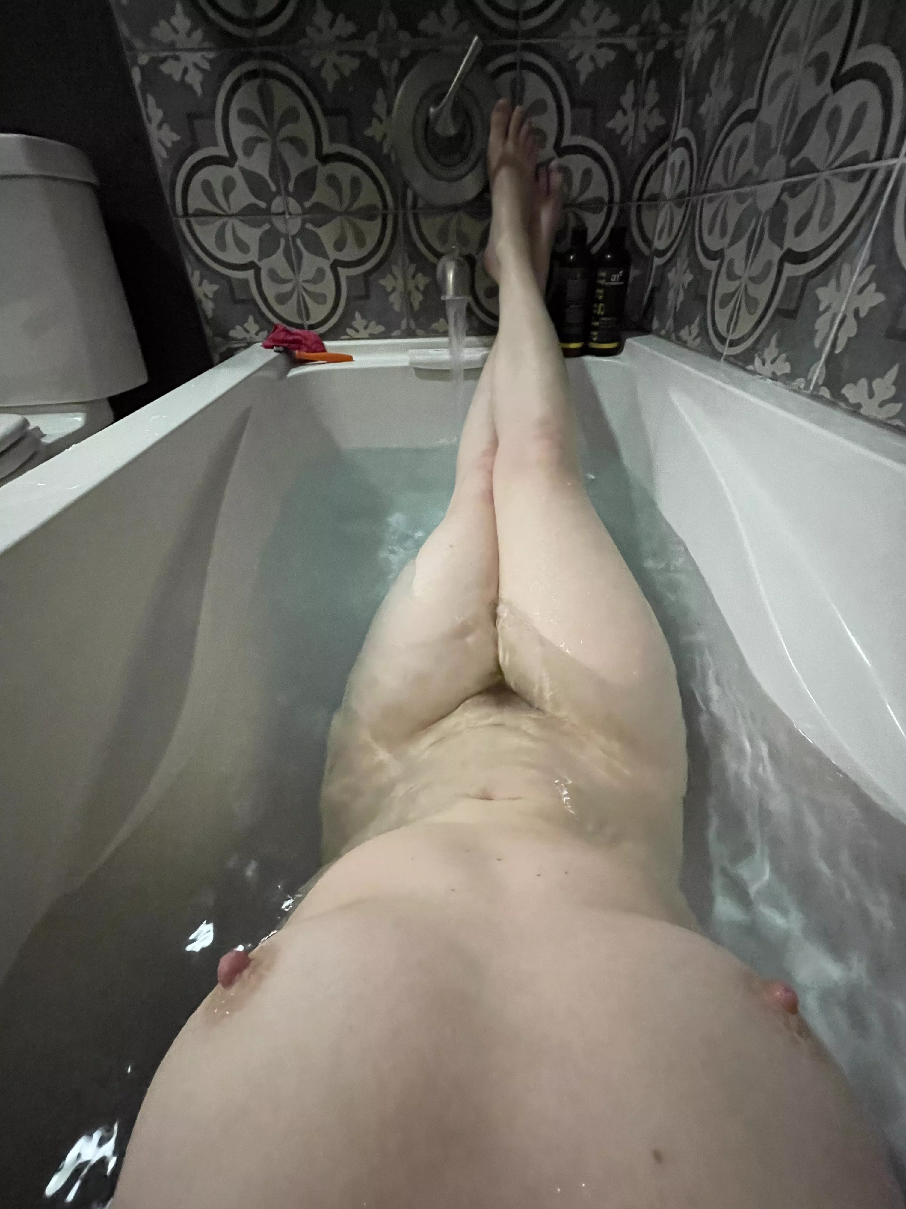 Pale, older….and loves getting dirty