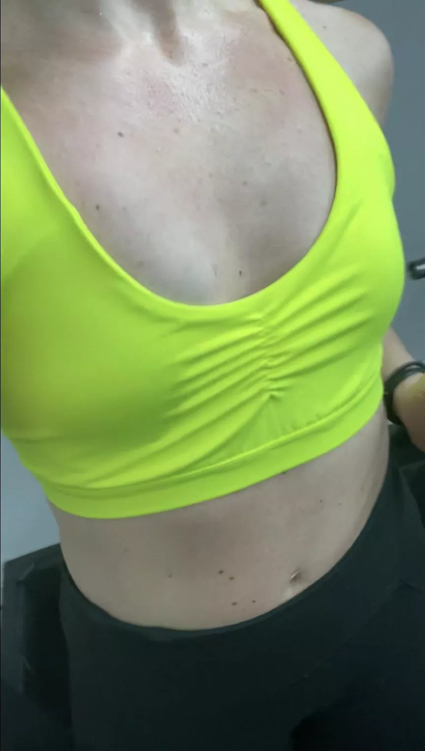 Sweaty breasts
