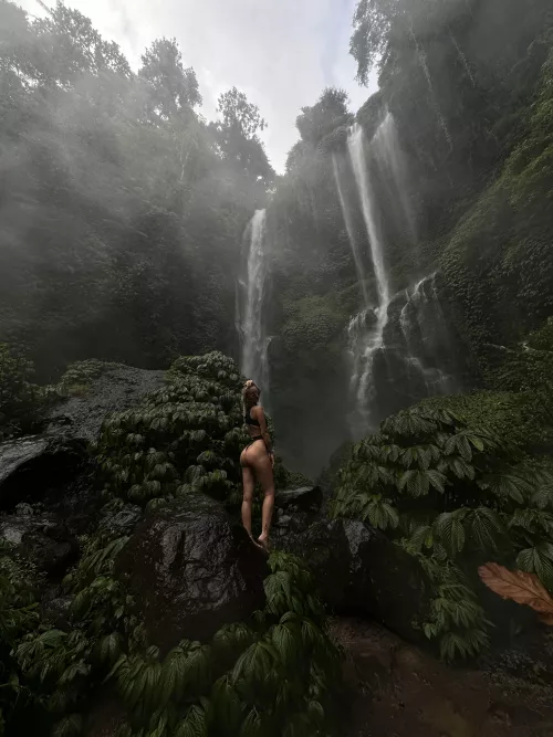 The two of us will be in the tropical forest