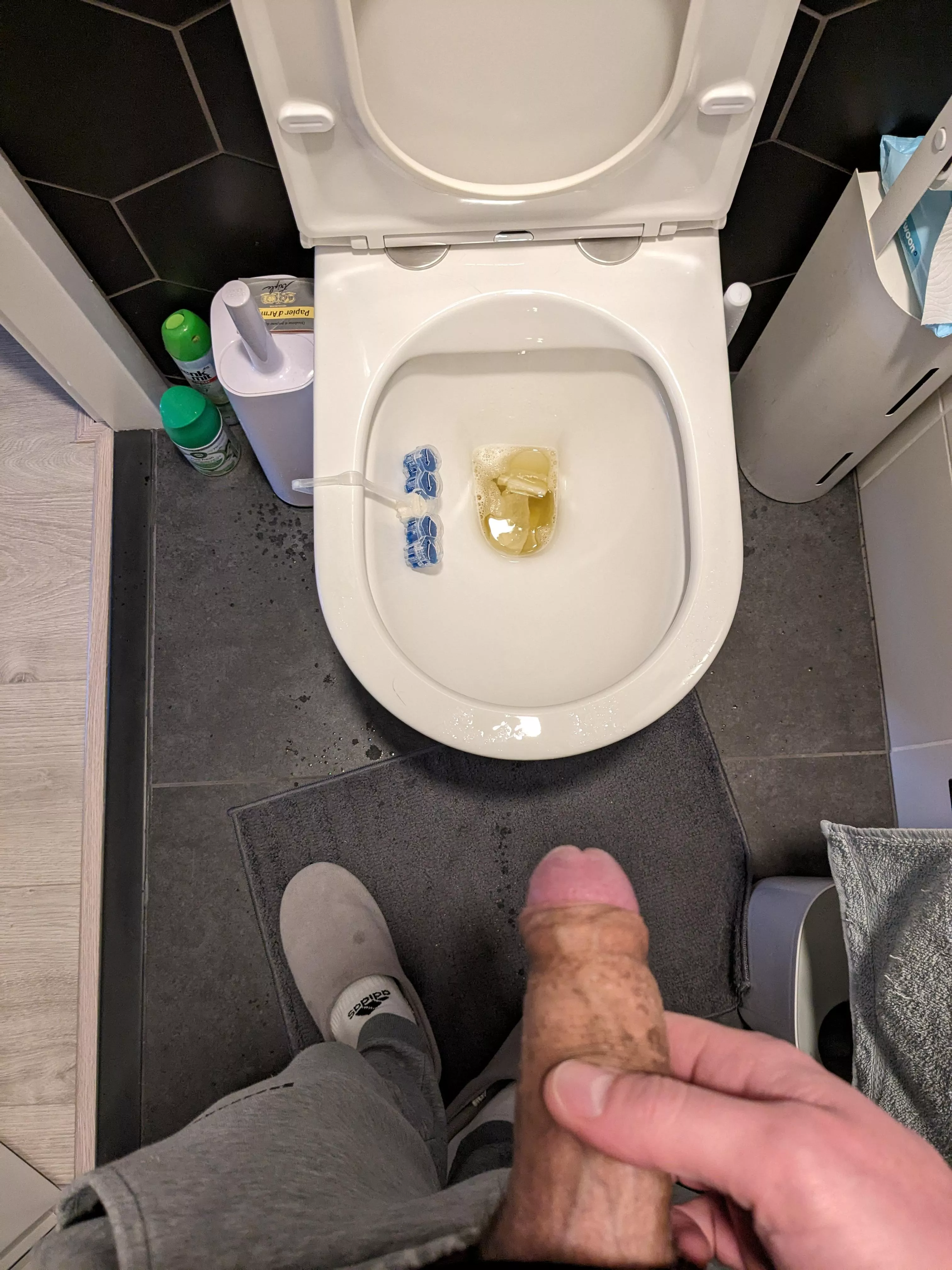 Clean toilet is overrated
