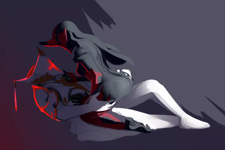 [Harrow + Wisp] Mild WIP (my art)