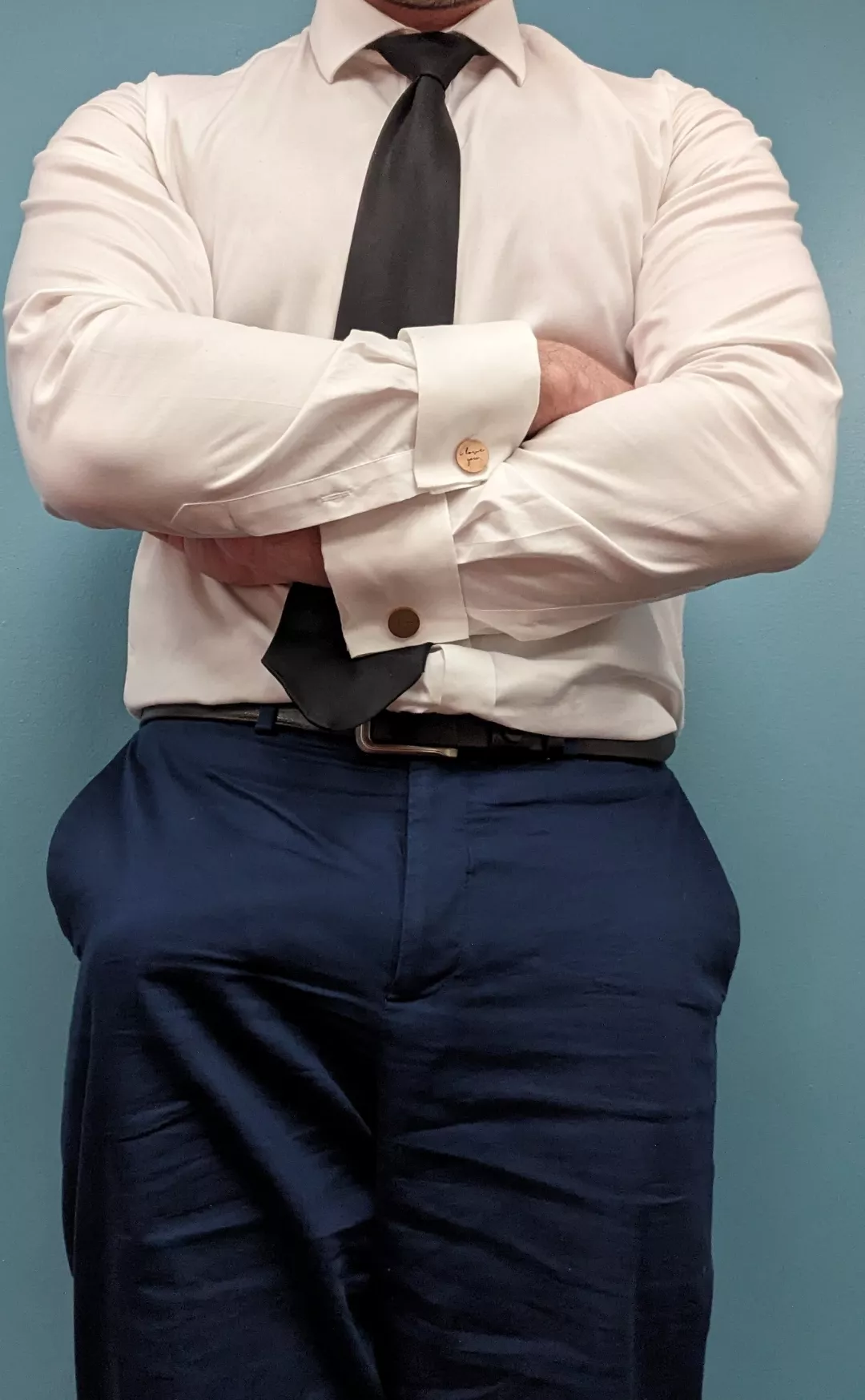 I'm always catching coworkers staring. I don't mind.