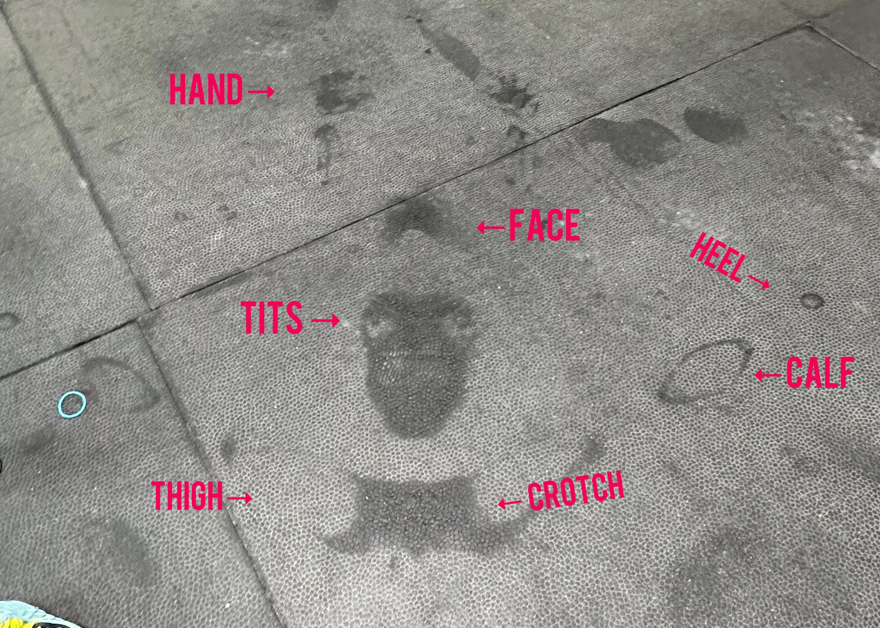 Sweat angel from straddle stretch 🤍