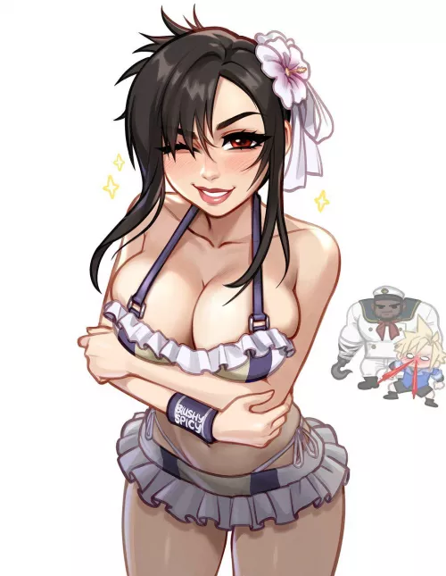 Tifa's swimsuit (blushyspicy)