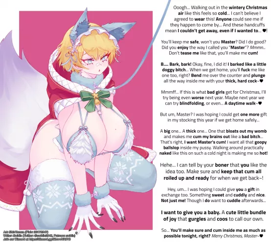 A Stroll on Christmas Eve [Hetero] [Male POV] [Girls Frontline] [Exhibitionism] [Christmas?] [Pet Play]