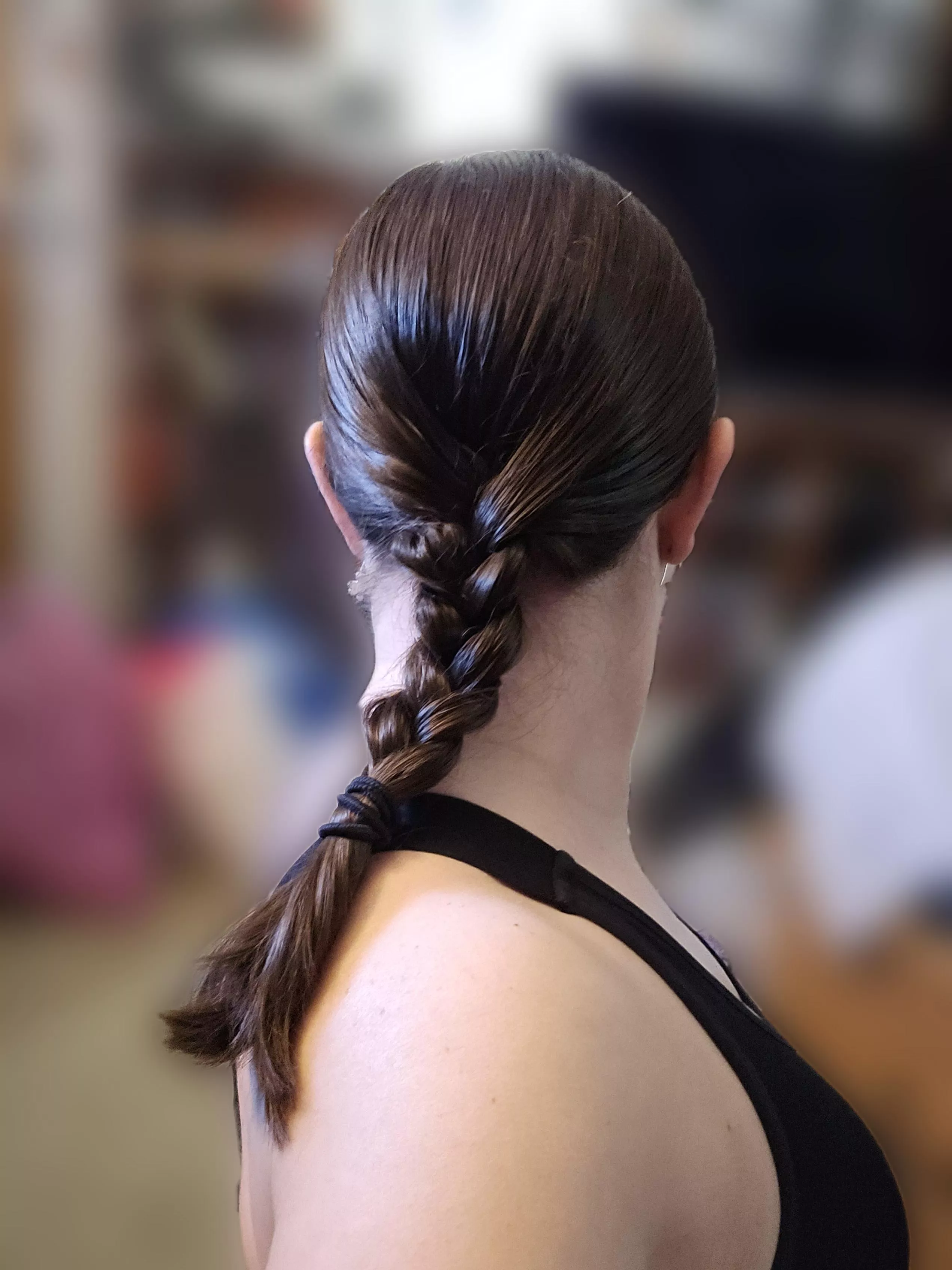 After shower braid...wanna pull on it? 