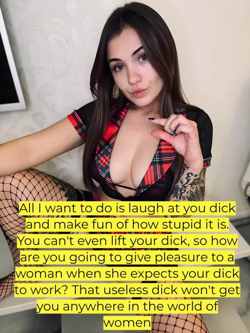 All I want to do is laugh at your tiny dick.