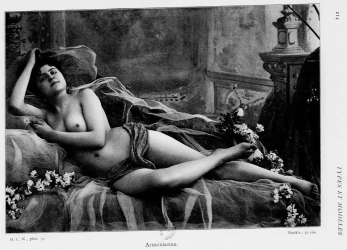 Armenian model, French postcard