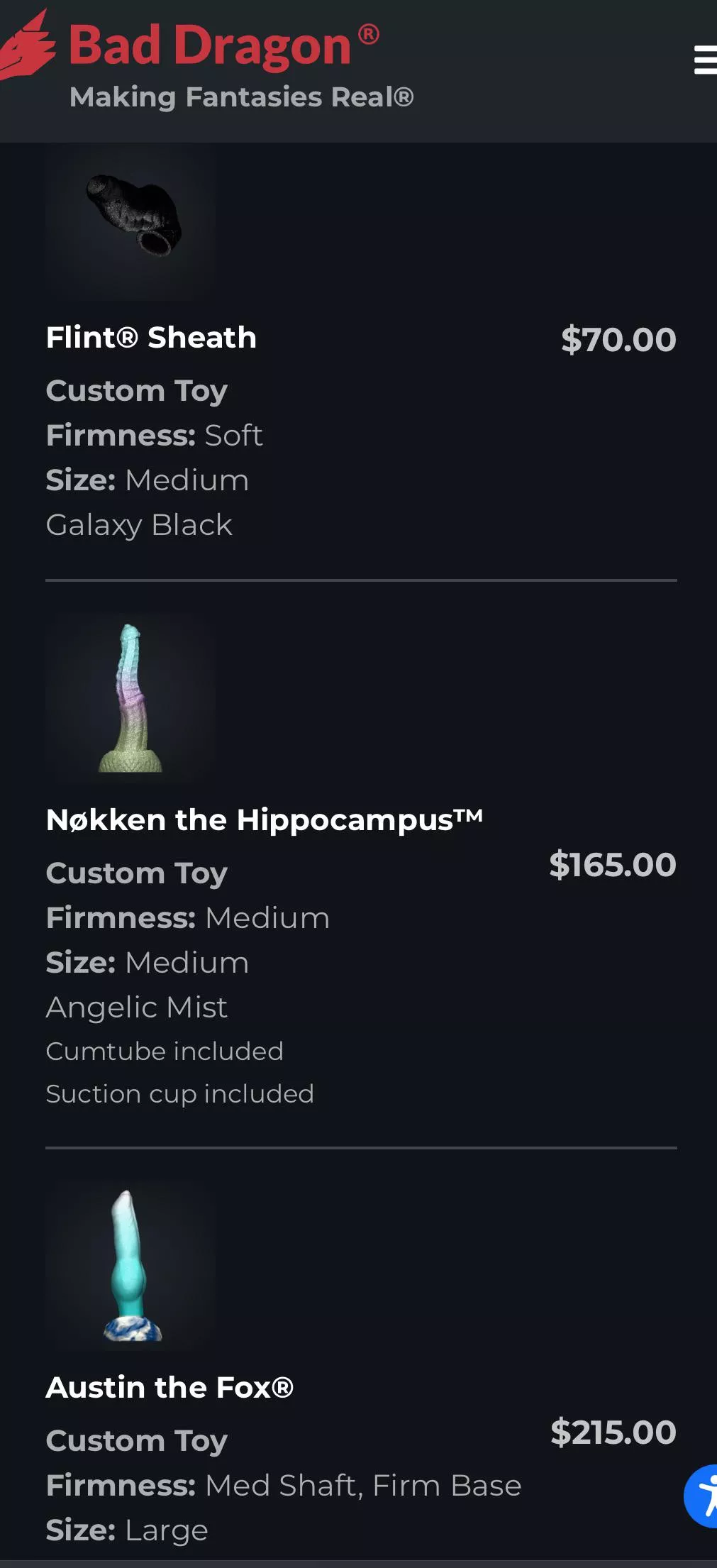 Finally!!! My first Bad Dragons are ordered!! 🤪🥰