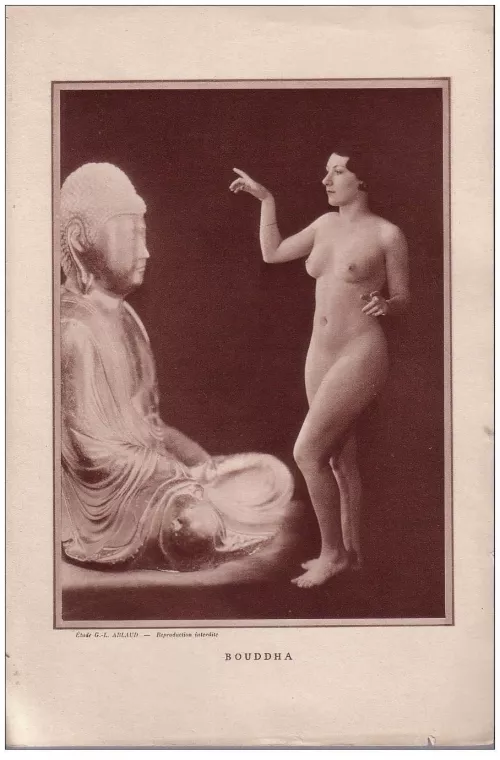 French studio nude 1920