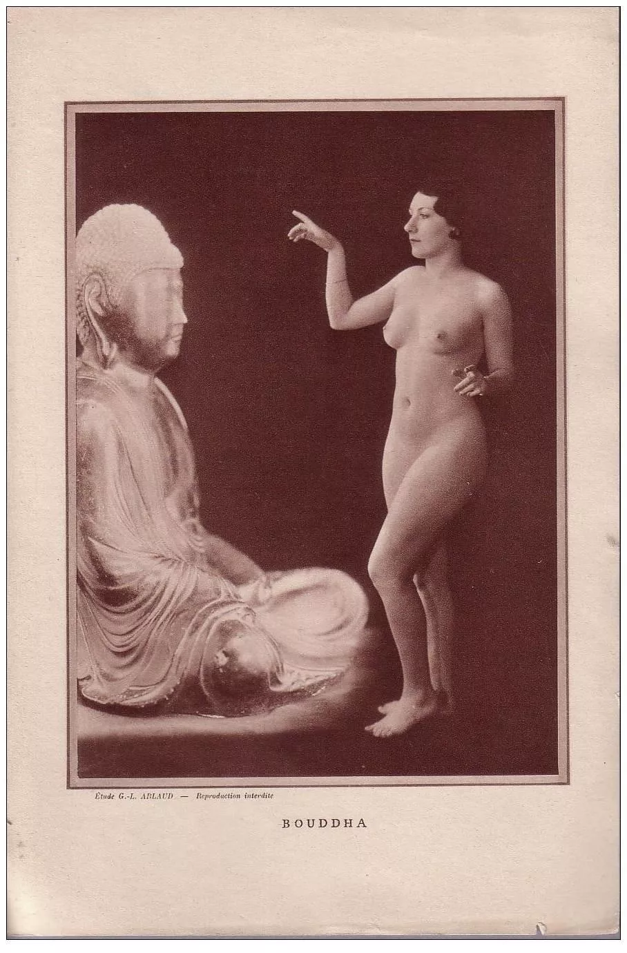 French studio nude 1920