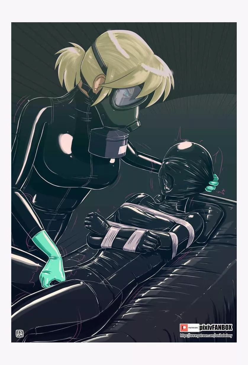 Having her fjn with her toy