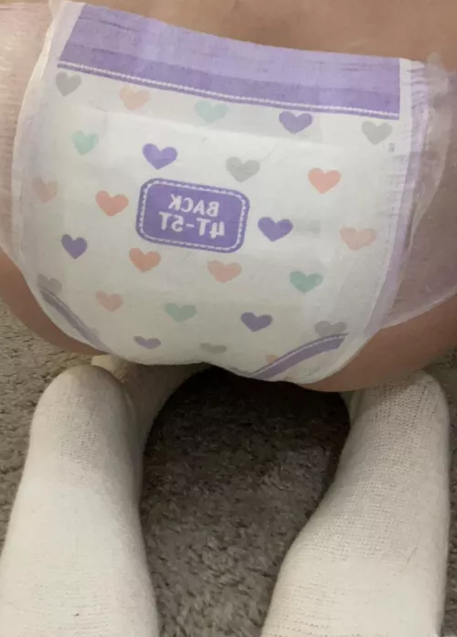 I was able to give them up for a while but I’m back in diapers