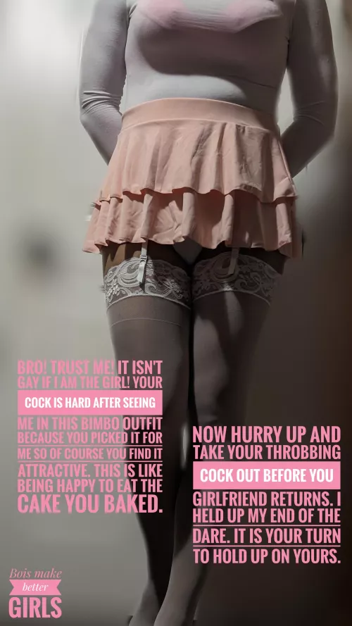 It isn't gay if you are the girl