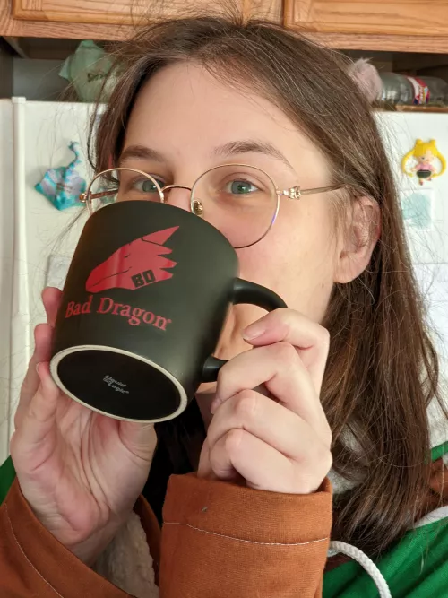 Just enjoying a morning cuppa...