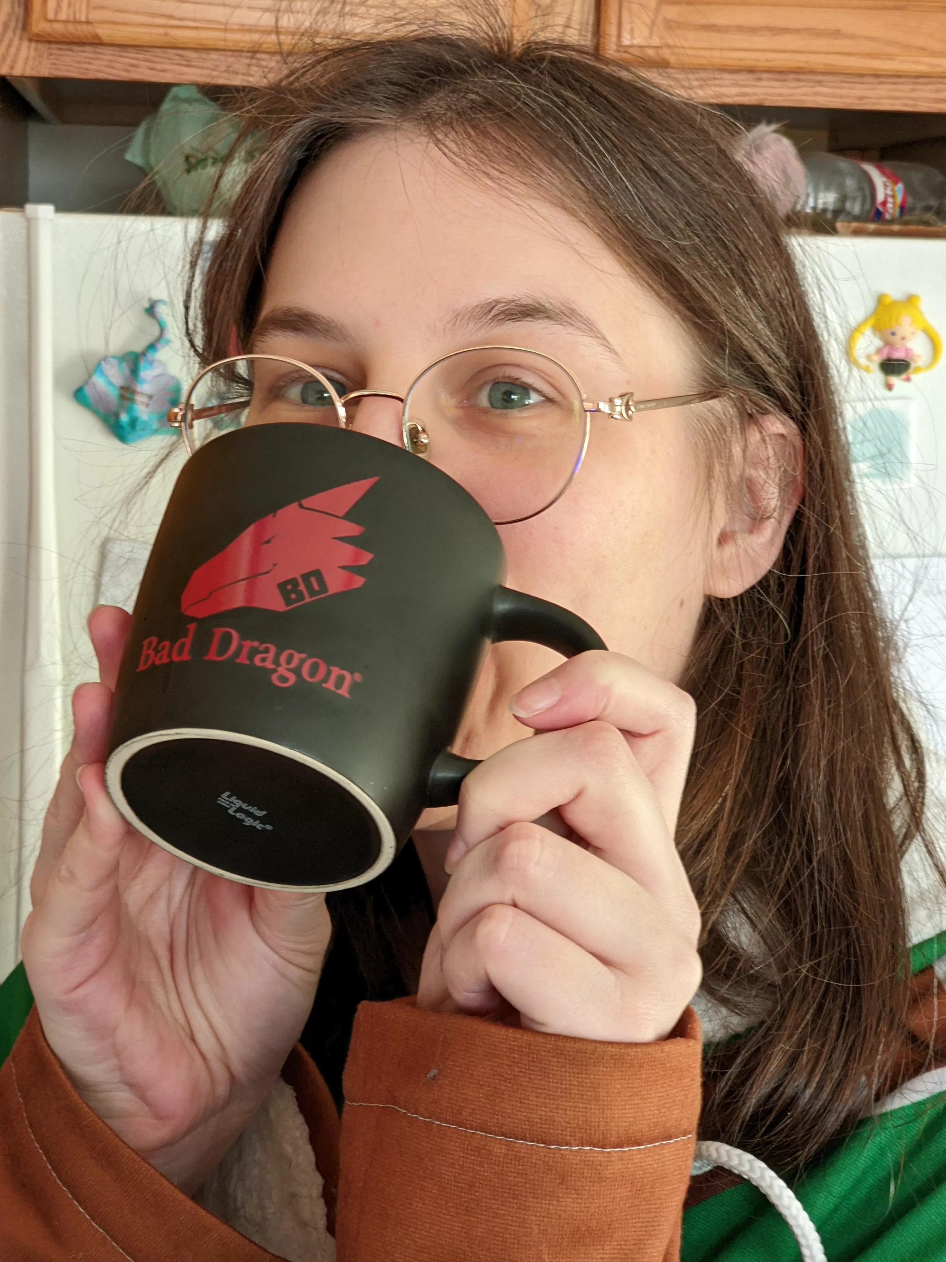 Just enjoying a morning cuppa...