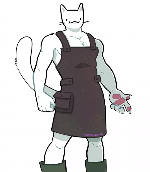 Made this for my dnd group, he's the blacksmith of the town