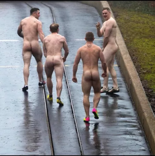 Morning run with the boys