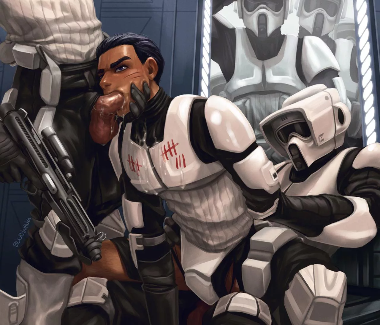 Normal day as a male scout trooper😮‍💨🍆 (Bludwing)