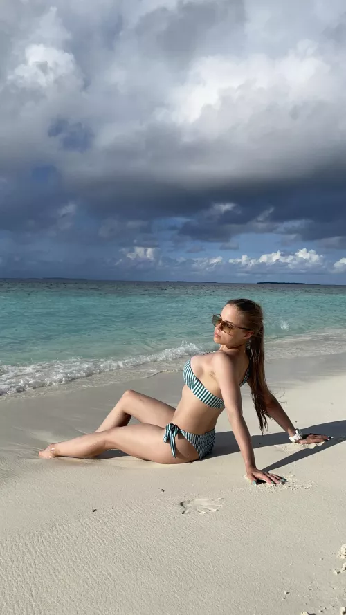 Ready to lie on the sand in a bikini for days