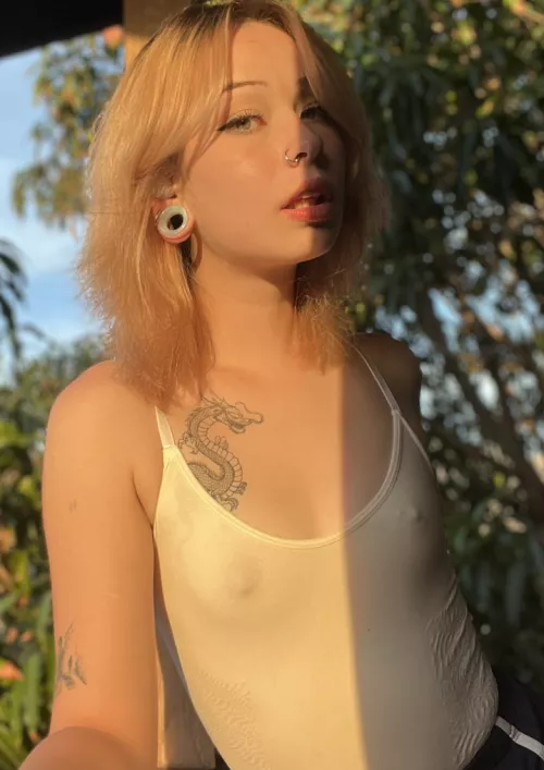 Selfie before the evening run