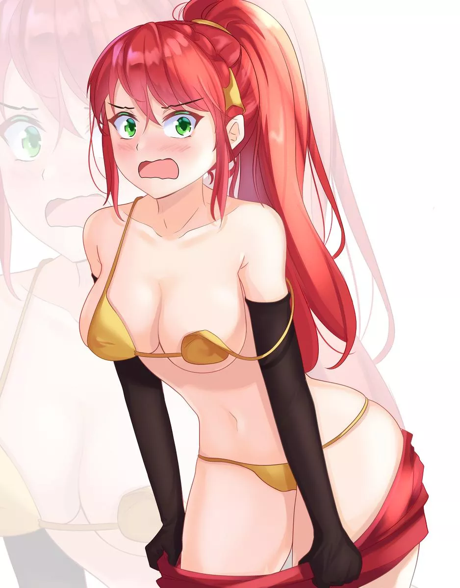 Walked in on Pyrrha (darkrobbe1)