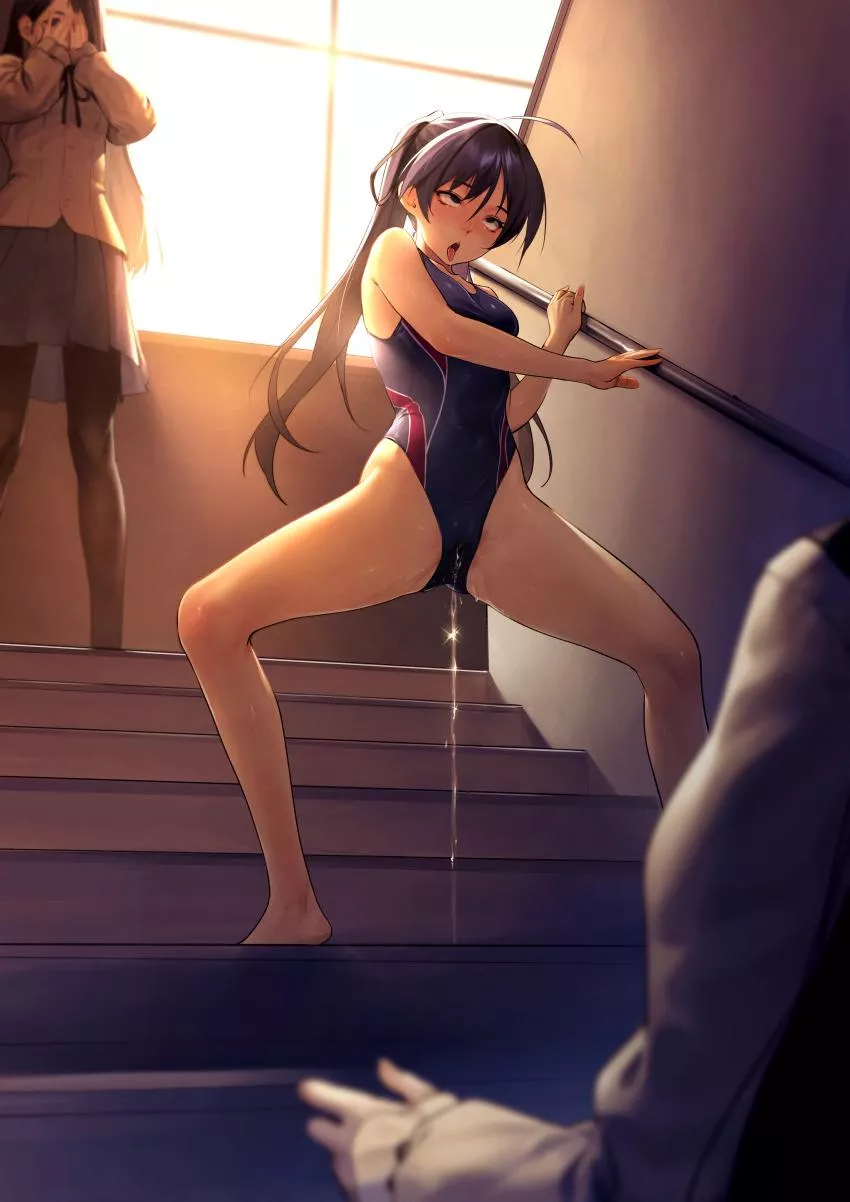 When the toy inside her is turned on non-stop