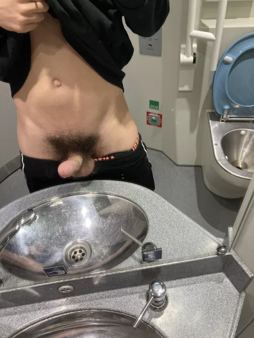 Who wants fun on the train toilet? 